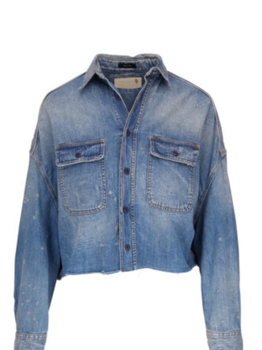R13 denim shirt - med